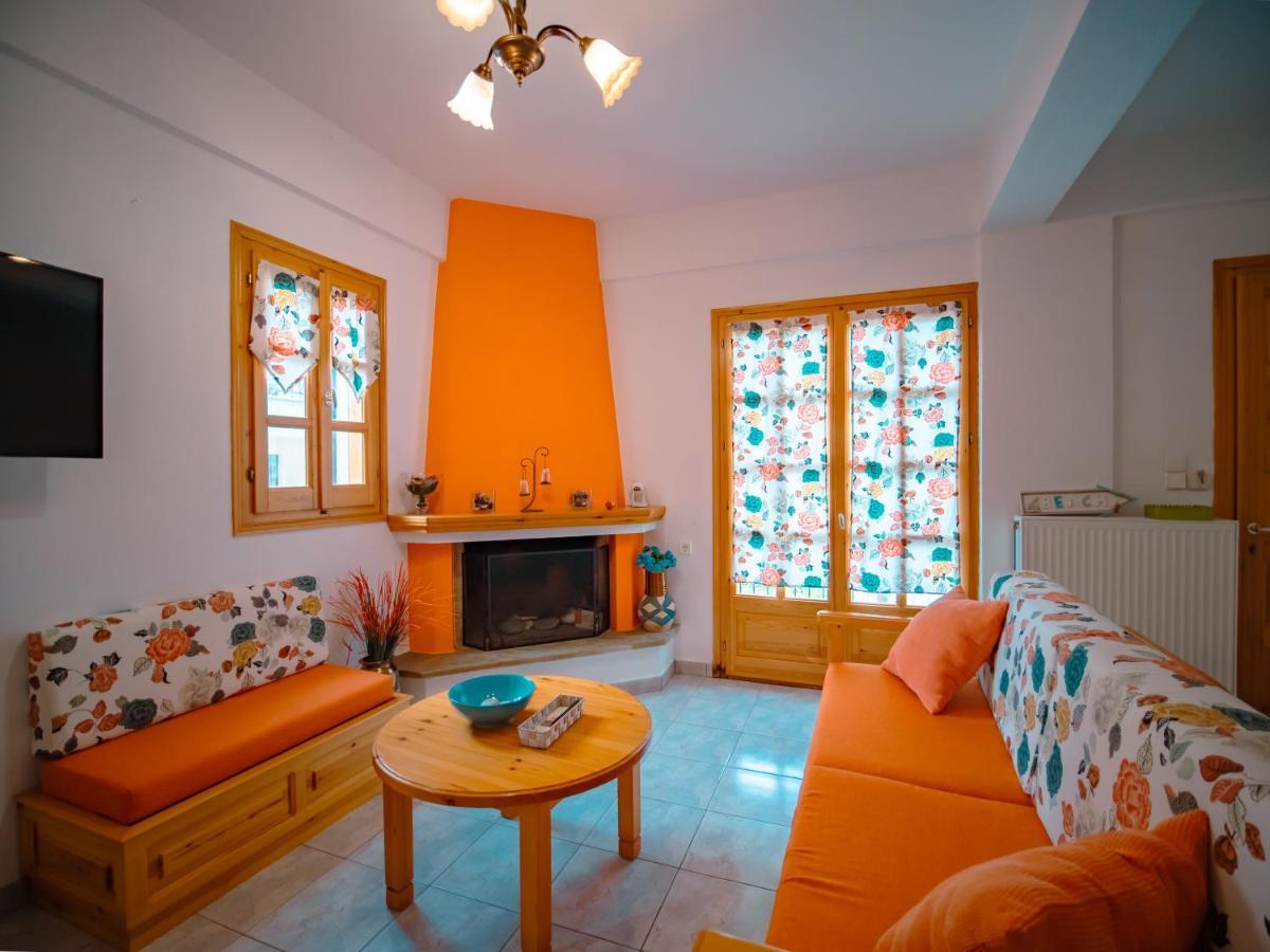 Orange House For Big Families In Damouchari - Delicious Houses المظهر الخارجي الصورة