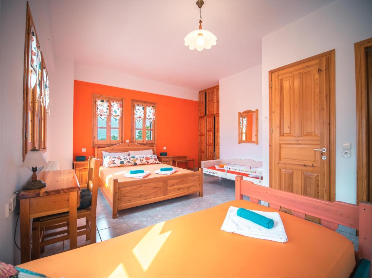 Orange House For Big Families In Damouchari - Delicious Houses المظهر الخارجي الصورة